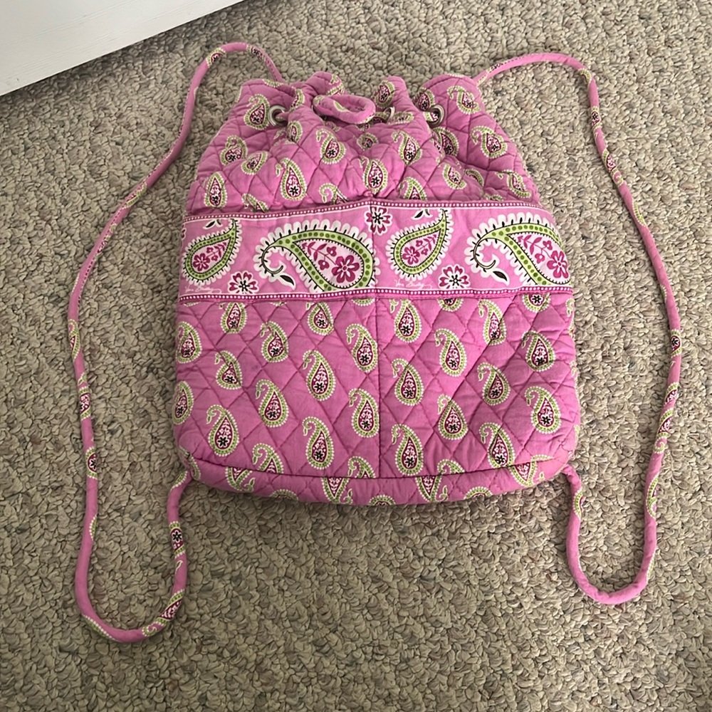 Small Vera Bradley Drawstring Backpack - image 1